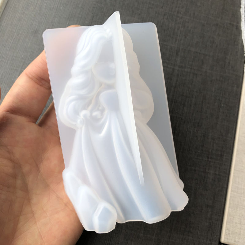 3D süße Prinzessin Silikon Ker – Candle Making Items Bewertung und Preis