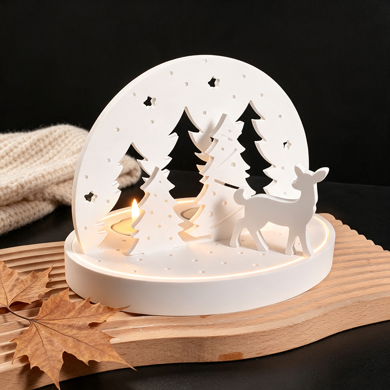 Weihnachts-Elch-Teelichthalter – Candle Making Items Bewertung und Preis