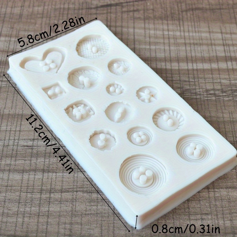 Knopfförmige Silikonform für S – Candle Making Items Bewertung und Preis