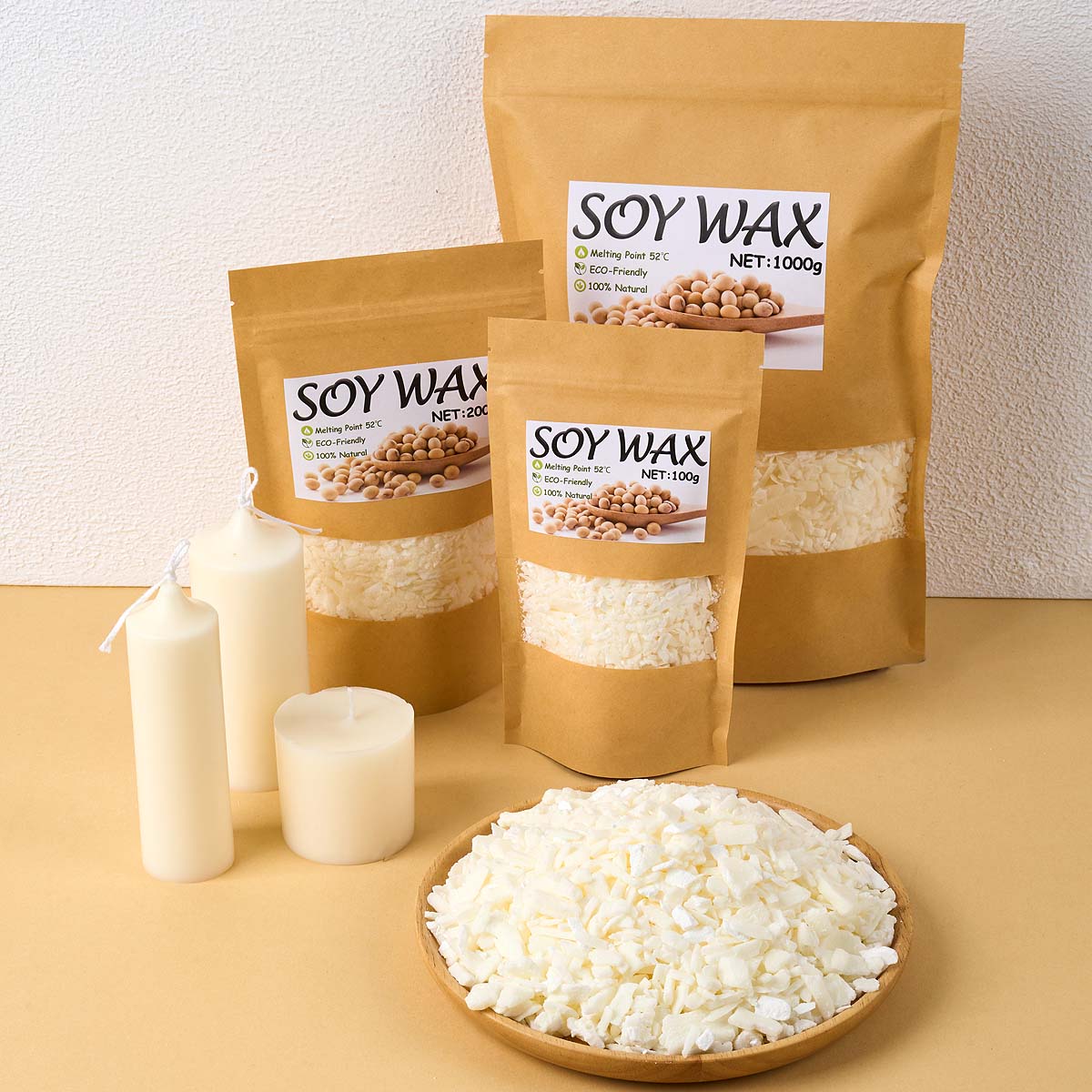 1 Pfund reinweißes Sojawachs f – Candle Making Reno Bewertung und Preis
