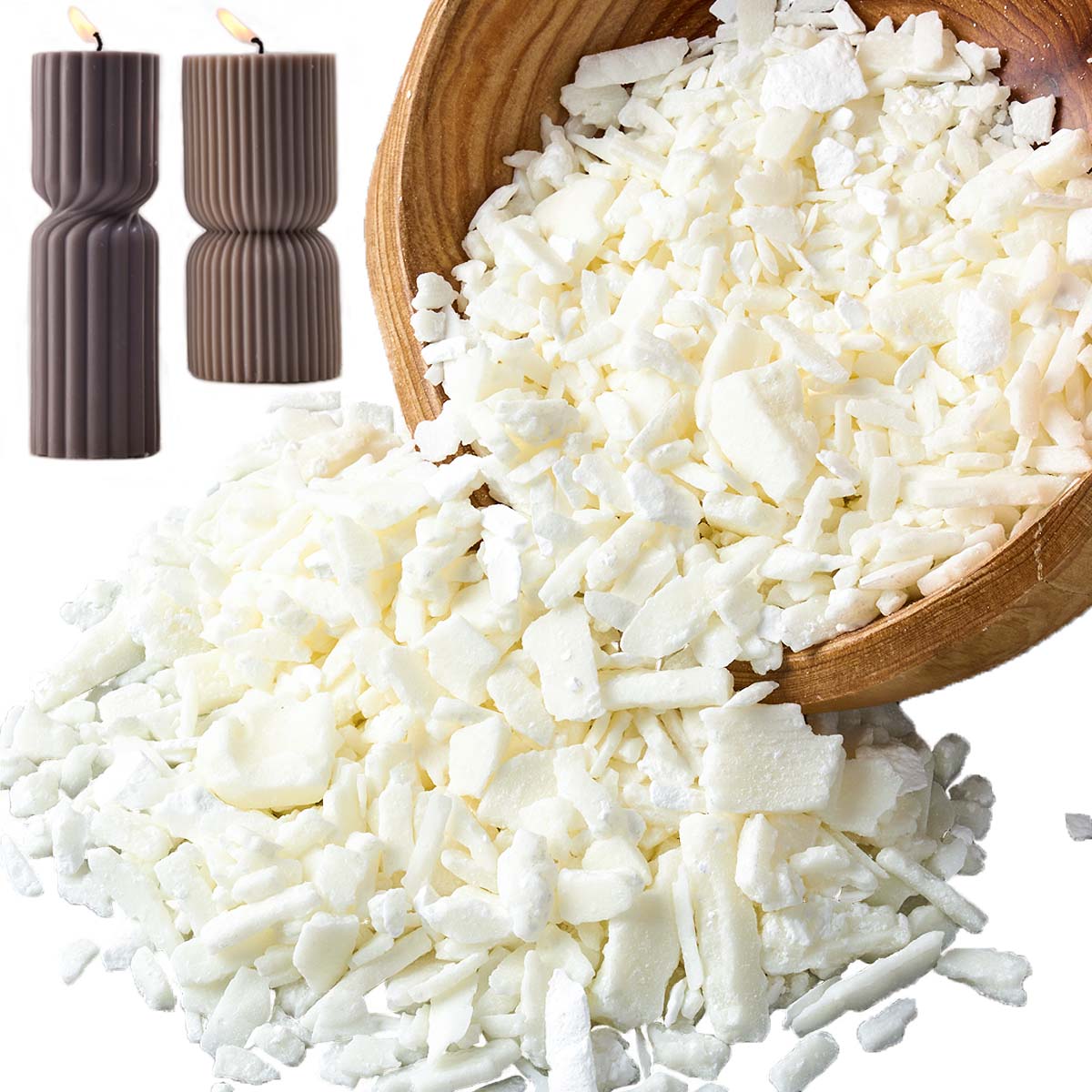 1 Pfund reinweißes Sojawachs f – Candle Making Reno Bewertung und Preis