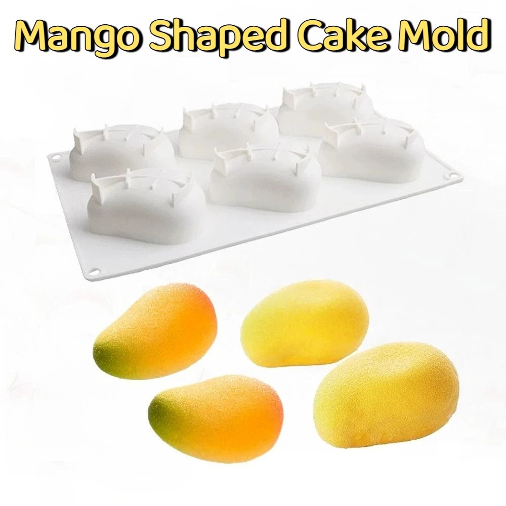 6-fach Mango-förmige Kuchenfor – Candle Making Items Bewertung und Preis