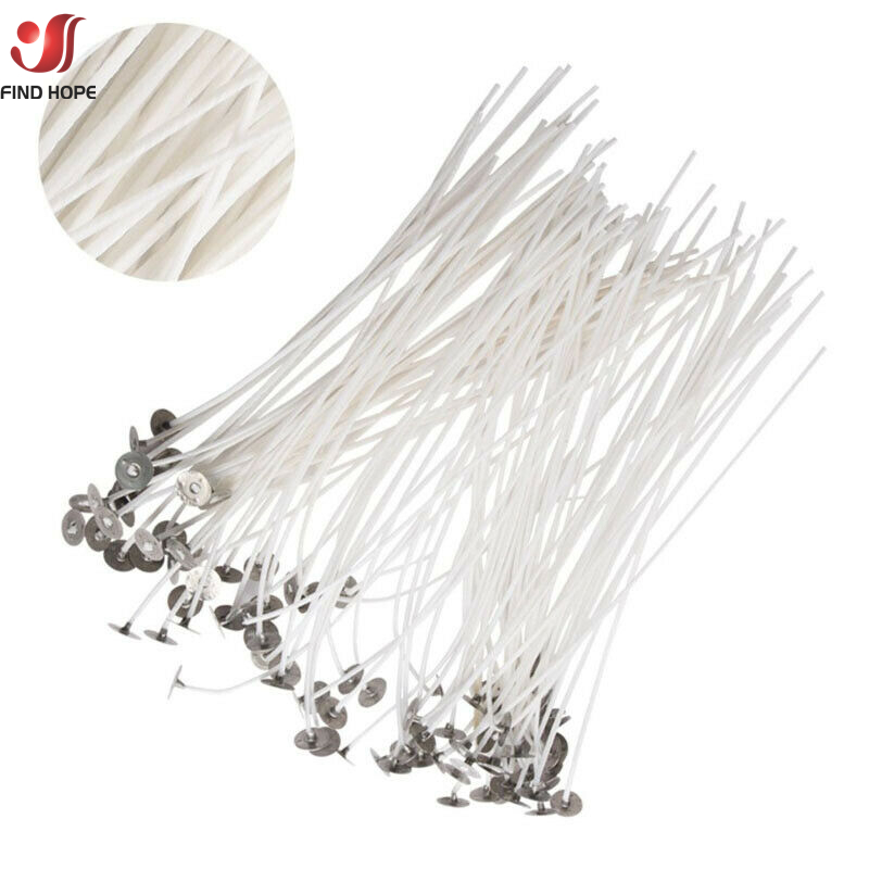 100 Teile/beutel Rauchfreie Ke – Cotton Wick Pre Tabbed Bewertung und Preis