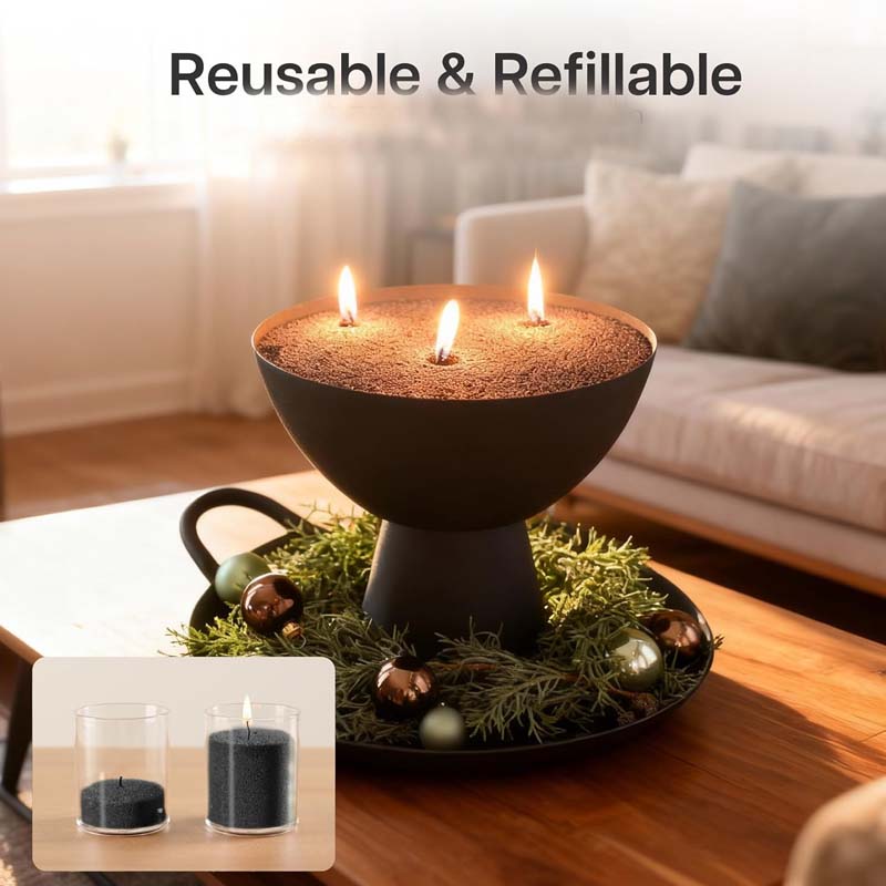Schwarzer Kerzensand mit Docht – Candle Making Reno Bewertung und Preis